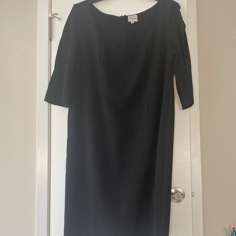 Little black dress.